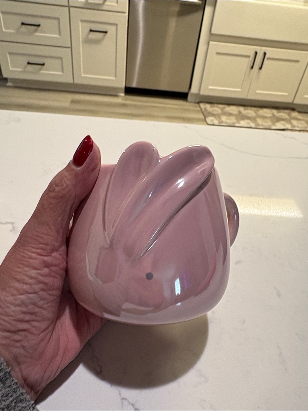 Starbucks Pink Ceramic Bunny Mug